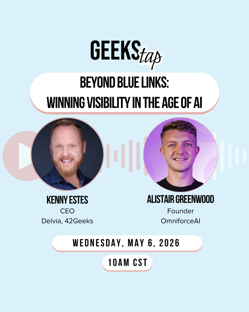 Alistair Greenwood GeeksTap Beyond Blue Links